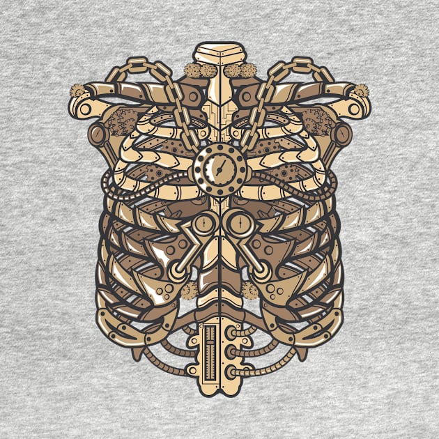 Steampunk Ribcage by Art-Man